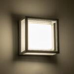 GLOBOSTAR® MAJESTIC 60775 Φωτιστικό Τοίχου - Απλίκα Εσωτερικού/Εξωτερικού Χώρου LED 10W 1050lm 120° AC175-265V Αδιάβροχο IP65 - Πλαστικό Σώμα - Φυσικό λευκό 4500K - Μ17 x Π17 x Υ9cm - Λευκό - Bridgelux Chip - 3 Χρόνια Εγγύηση - Image 6