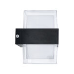 GLOBOSTAR® EMPIRE 60778  Φωτιστικό Τοίχου - Απλίκα Εσωτερικού/Εξωτερικού Χώρου LED 10W 1050lm 120° AC175-265V Αδιάβροχο IP65 - Πλαστικό Σώμα - Φυσικό λευκό 4500K - Μ10.5 x Π9 x Υ13cm - Μαύρο - Bridgelux Chip - 3 Χρόνια Εγγύηση - Image 3