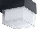 GLOBOSTAR® EMPIRE 60778  Φωτιστικό Τοίχου - Απλίκα Εσωτερικού/Εξωτερικού Χώρου LED 10W 1050lm 120° AC175-265V Αδιάβροχο IP65 - Πλαστικό Σώμα - Φυσικό λευκό 4500K - Μ10.5 x Π9 x Υ13cm - Μαύρο - Bridgelux Chip - 3 Χρόνια Εγγύηση - Image 4