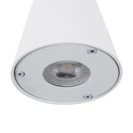 GloboStar® GARDENIA 60793 Φωτιστικό Τοίχου - Απλίκα Αρχιτεκτονικού Φωτισμού Εσωτερικού/Εξωτερικού Χώρου Up or Down Μονόφωτο 1 x GU10 AC220-240V Αδιάβροχο IP65 - Σώμα Αλουμινίου & Tempered Glass - Μ9.5 x Π13 x Υ7.7cm - Λευκό - 5 Years Warranty - Image 6