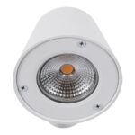 GloboStar® GARDENIA 60797 Φωτιστικό Τοίχου - Απλίκα Αρχιτεκτονικού Φωτισμού Εσωτερικού/Εξωτερικού Χώρου Up or Down LED 7W 700lm 60° AC220-240V Αδιάβροχο IP65 - Σώμα Αλουμινίου & Tempered Glass - Μ9.5 x Π13 x Υ7.7cm - Θερμό Λευκό 2700K - Λευκό - Bridgelux Chip - 5 Years Warranty - Image 5