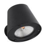 GloboStar® GARDENIA 60799 Φωτιστικό Τοίχου - Απλίκα Αρχιτεκτονικού Φωτισμού Εσωτερικού/Εξωτερικού Χώρου Up or Down LED 7W 700lm 60° AC220-240V Αδιάβροχο IP65 - Σώμα Αλουμινίου & Tempered Glass - Μ9.5 x Π13 x Υ7.7cm - Θερμό Λευκό 2700K - Μαύρο - Bridgelux Chip - 5 Years Warranty - Image 2