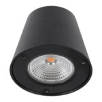 GloboStar® GARDENIA 60799 Φωτιστικό Τοίχου - Απλίκα Αρχιτεκτονικού Φωτισμού Εσωτερικού/Εξωτερικού Χώρου Up or Down LED 7W 700lm 60° AC220-240V Αδιάβροχο IP65 - Σώμα Αλουμινίου & Tempered Glass - Μ9.5 x Π13 x Υ7.7cm - Θερμό Λευκό 2700K - Μαύρο - Bridgelux Chip - 5 Years Warranty - Image 4