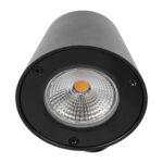 GloboStar® GARDENIA 60799 Φωτιστικό Τοίχου - Απλίκα Αρχιτεκτονικού Φωτισμού Εσωτερικού/Εξωτερικού Χώρου Up or Down LED 7W 700lm 60° AC220-240V Αδιάβροχο IP65 - Σώμα Αλουμινίου & Tempered Glass - Μ9.5 x Π13 x Υ7.7cm - Θερμό Λευκό 2700K - Μαύρο - Bridgelux Chip - 5 Years Warranty - Image 5