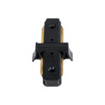 GloboStar® 2L-EUROTRACK 60849 Αντάπτορας Ι(Γιώτα) - Μονοφασικός 2 Καλωδίων για όλες τις Ράγες EUROTRACK AC 220-240V Μ8 x Π4 x Υ2cm- EUROTRACK® System 1L+1N - Θερμοπλαστικό - Μαύρο - 5 Χρόνια Εγγύηση