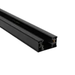 GLOBOSTAR® TRACKOLD-2PH 60875 Διφασική Ράγα 3 Καλωδίων 2L+1N για Σύστημα Ράγας Trackold-2PH AC 220-240V IP20 - Μαύρο Ματ - Μ100 x Π5 x Υ1cm - Image 2