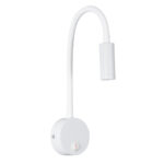 GloboStar® GOOSE 60876 Μοντέρνο Φωτιστικό Τοίχου - Απλίκα Ξενοδοχείου Bed Side LED 3W 300lm 36° AC 220-240V - Reading Light - Μ6.5 x Π15 x Υ24.5cm - Φυσικό Λευκό 4500K - Λευκό - 3 Xρόνια Εγγύηση - Image 2