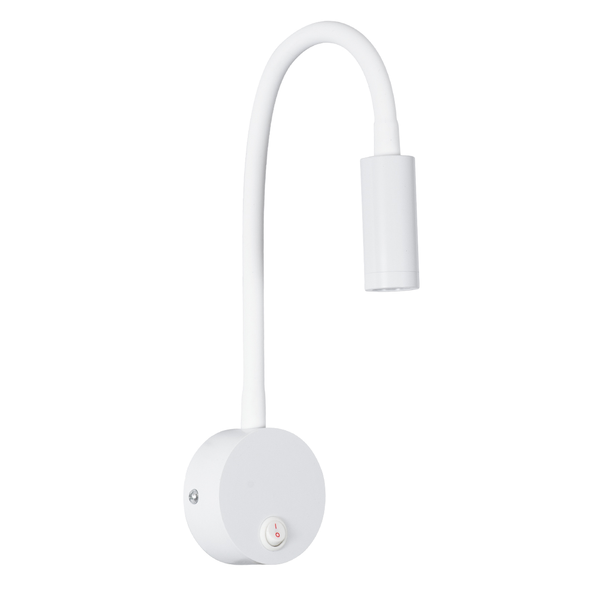 GloboStar® GOOSE 60876 Μοντέρνο Φωτιστικό Τοίχου - Απλίκα Ξενοδοχείου Bed Side LED 3W 300lm 36° AC 220-240V - Reading Light - Μ6.5 x Π15 x Υ24.5cm - Φυσικό Λευκό 4500K - Λευκό - 3 Xρόνια Εγγύηση - Image 2