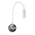 GloboStar® GOOSE 60876 Μοντέρνο Φωτιστικό Τοίχου - Απλίκα Ξενοδοχείου Bed Side LED 3W 300lm 36° AC 220-240V - Reading Light - Μ6.5 x Π15 x Υ24.5cm - Φυσικό Λευκό 4500K - Λευκό - 3 Xρόνια Εγγύηση - Image 6