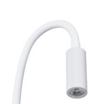 GloboStar® GOOSE 60876 Μοντέρνο Φωτιστικό Τοίχου - Απλίκα Ξενοδοχείου Bed Side LED 3W 300lm 36° AC 220-240V - Reading Light - Μ6.5 x Π15 x Υ24.5cm - Φυσικό Λευκό 4500K - Λευκό - 3 Xρόνια Εγγύηση - Image 7