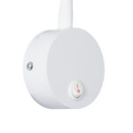 GloboStar® GOOSE 60876 Μοντέρνο Φωτιστικό Τοίχου - Απλίκα Ξενοδοχείου Bed Side LED 3W 300lm 36° AC 220-240V - Reading Light - Μ6.5 x Π15 x Υ24.5cm - Φυσικό Λευκό 4500K - Λευκό - 3 Xρόνια Εγγύηση - Image 8