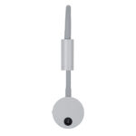 GloboStar® GOOSE 60877 Μοντέρνο Φωτιστικό Τοίχου - Απλίκα Ξενοδοχείου Bed Side LED 3W 300lm 36° AC 220-240V - Reading Light - Μ6.5 x Π15 x Υ24.5cm - Φυσικό Λευκό 4500K - Γκρι Ανθρακί - 3 Xρόνια Εγγύηση - Image 3
