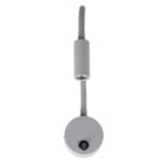 GloboStar® GOOSE 60877 Μοντέρνο Φωτιστικό Τοίχου - Απλίκα Ξενοδοχείου Bed Side LED 3W 300lm 36° AC 220-240V - Reading Light - Μ6.5 x Π15 x Υ24.5cm - Φυσικό Λευκό 4500K - Γκρι Ανθρακί - 3 Xρόνια Εγγύηση - Image 4