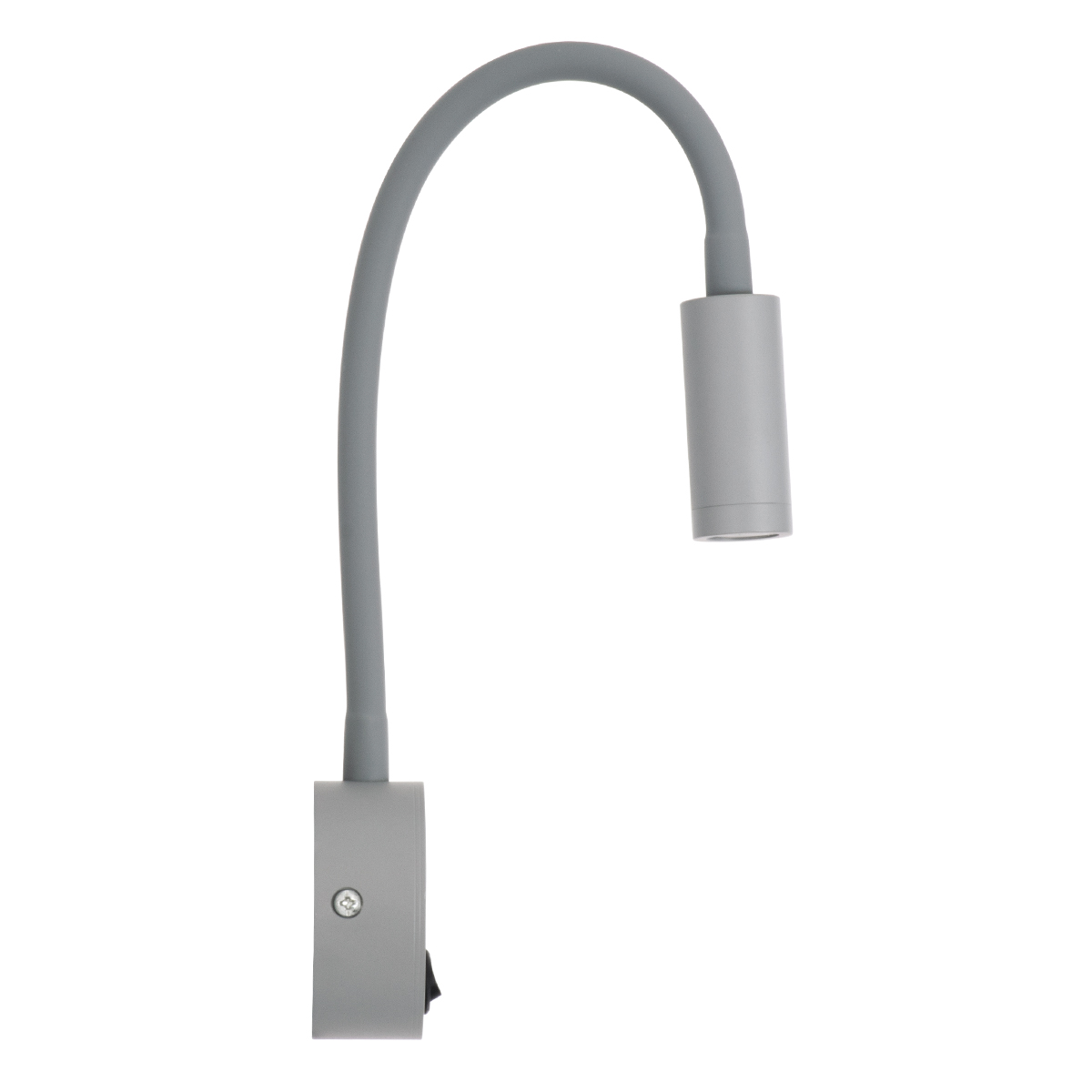 GloboStar® GOOSE 60877 Μοντέρνο Φωτιστικό Τοίχου - Απλίκα Ξενοδοχείου Bed Side LED 3W 300lm 36° AC 220-240V - Reading Light - Μ6.5 x Π15 x Υ24.5cm - Φυσικό Λευκό 4500K - Γκρι Ανθρακί - 3 Xρόνια Εγγύηση - Image 5