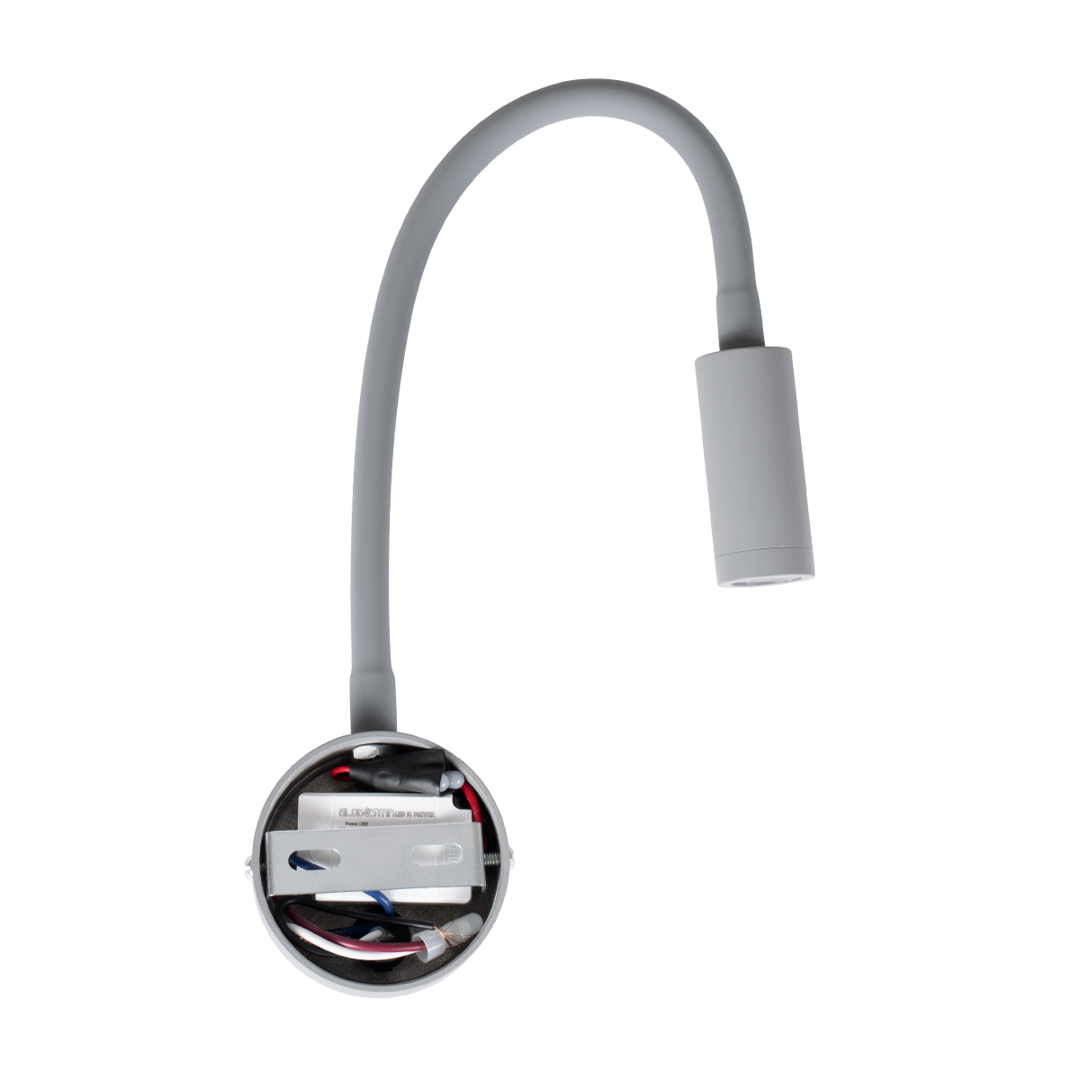 GloboStar® GOOSE 60877 Μοντέρνο Φωτιστικό Τοίχου - Απλίκα Ξενοδοχείου Bed Side LED 3W 300lm 36° AC 220-240V - Reading Light - Μ6.5 x Π15 x Υ24.5cm - Φυσικό Λευκό 4500K - Γκρι Ανθρακί - 3 Xρόνια Εγγύηση - Image 6