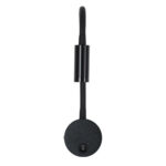 GloboStar® GOOSE 60878 Μοντέρνο Φωτιστικό Τοίχου - Απλίκα Ξενοδοχείου Bed Side LED 3W 300lm 36° AC 220-240V - Reading Light - Μ6.5 x Π15 x Υ24.5cm - Φυσικό Λευκό 4500K - Μαύρο - 3 Xρόνια Εγγύηση - Image 3