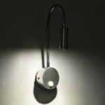 GloboStar® GOOSE 60879 Μοντέρνο Φωτιστικό Τοίχου - Απλίκα Ξενοδοχείου Bed Side LED 3W 300lm 36° AC 220-240V - Reading Light - Μ6.5 x Π15 x Υ24.5cm - Φυσικό Λευκό 4500K - Ασημί Νίκελ - 3 Xρόνια Εγγύηση - Image 9