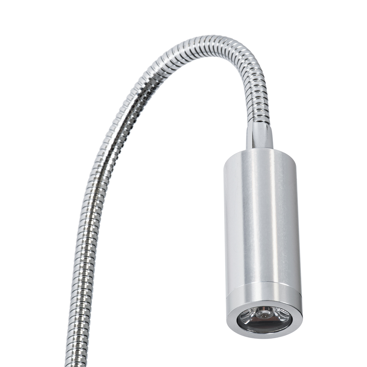 GloboStar® GOOSE 60879 Μοντέρνο Φωτιστικό Τοίχου - Απλίκα Ξενοδοχείου Bed Side LED 3W 300lm 36° AC 220-240V - Reading Light - Μ6.5 x Π15 x Υ24.5cm - Φυσικό Λευκό 4500K - Ασημί Νίκελ - 3 Xρόνια Εγγύηση - Image 7