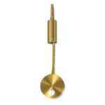 GloboStar® GOOSE 60880 Μοντέρνο Φωτιστικό Τοίχου - Απλίκα Ξενοδοχείου Bed Side LED 3W 300lm 36° AC 220-240V - Reading Light - Μ6.5 x Π15 x Υ24.5cm - Φυσικό Λευκό 4500K - Χρυσό Βούρτσας - 3 Xρόνια Εγγύηση - Image 4
