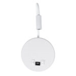 GloboStar® GOOSE 60881 Μοντέρνο Φωτιστικό Τοίχου - Απλίκα Ξενοδοχείου Bed Side LED 6W 600lm 36° & 360° AC 220-240V - Reading Light & 360° Κρυφός Φωτισμός - Φορτιστής USB 3A - Μ15.5 x Π15 x Υ30.5cm - Φυσικό Λευκό 4500K - Λευκό  - 3 Xρόνια Εγγύηση - Image 4