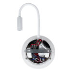 GloboStar® GOOSE 60881 Μοντέρνο Φωτιστικό Τοίχου - Απλίκα Ξενοδοχείου Bed Side LED 6W 600lm 36° & 360° AC 220-240V - Reading Light & 360° Κρυφός Φωτισμός - Φορτιστής USB 3A - Μ15.5 x Π15 x Υ30.5cm - Φυσικό Λευκό 4500K - Λευκό  - 3 Xρόνια Εγγύηση - Image 6