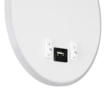 GloboStar® GOOSE 60881 Μοντέρνο Φωτιστικό Τοίχου - Απλίκα Ξενοδοχείου Bed Side LED 6W 600lm 36° & 360° AC 220-240V - Reading Light & 360° Κρυφός Φωτισμός - Φορτιστής USB 3A - Μ15.5 x Π15 x Υ30.5cm - Φυσικό Λευκό 4500K - Λευκό  - 3 Xρόνια Εγγύηση - Image 8