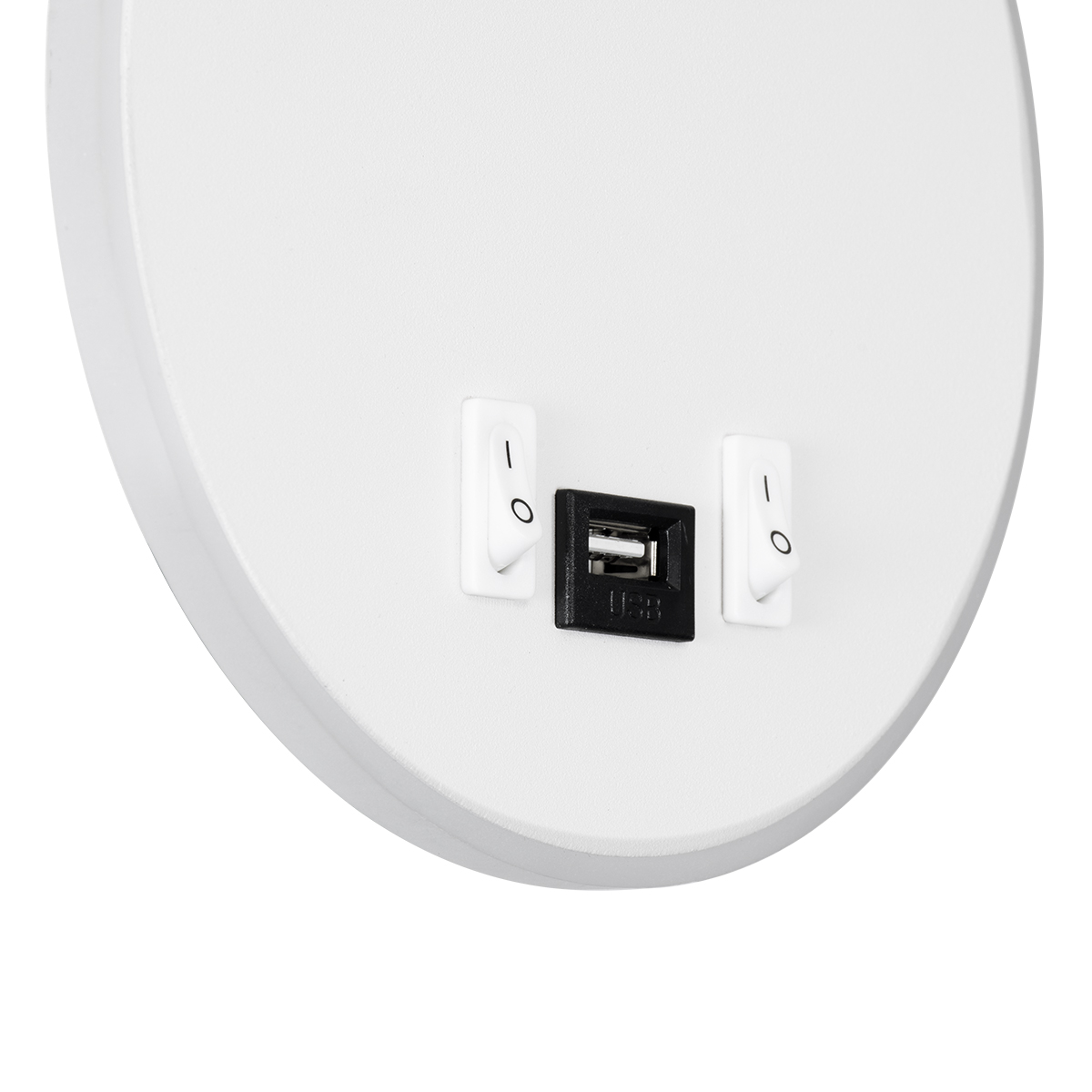 GloboStar® GOOSE 60881 Μοντέρνο Φωτιστικό Τοίχου - Απλίκα Ξενοδοχείου Bed Side LED 6W 600lm 36° & 360° AC 220-240V - Reading Light & 360° Κρυφός Φωτισμός - Φορτιστής USB 3A - Μ15.5 x Π15 x Υ30.5cm - Φυσικό Λευκό 4500K - Λευκό - 3 Xρόνια Εγγύηση - Image 8