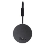 GloboStar® GOOSE 60883 Μοντέρνο Φωτιστικό Τοίχου - Απλίκα Ξενοδοχείου Bed Side LED 6W 600lm 36° & 360° AC 220-240V - Reading Light & 360° Κρυφός Φωτισμός - Φορτιστής USB 3A - Μ15.5 x Π15 x Υ30.5cm - Φυσικό Λευκό 4500K - Μαύρο - 3 Xρόνια Εγγύηση - Image 3
