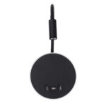 GloboStar® GOOSE 60883 Μοντέρνο Φωτιστικό Τοίχου - Απλίκα Ξενοδοχείου Bed Side LED 6W 600lm 36° & 360° AC 220-240V - Reading Light & 360° Κρυφός Φωτισμός - Φορτιστής USB 3A - Μ15.5 x Π15 x Υ30.5cm - Φυσικό Λευκό 4500K - Μαύρο - 3 Xρόνια Εγγύηση - Image 4
