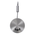 GloboStar® GOOSE 60884 Μοντέρνο Φωτιστικό Τοίχου - Απλίκα Ξενοδοχείου Bed Side LED 6W 600lm 36° & 360° AC 220-240V - Reading Light & 360° Κρυφός Φωτισμός - Φορτιστής USB 3A - Μ15.5 x Π15 x Υ30.5cm - Φυσικό Λευκό 4500K - Ασημί Νίκελ - 3 Xρόνια Εγγύηση - Image 4
