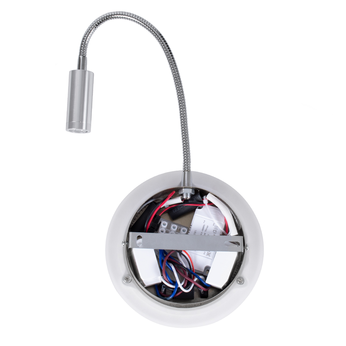 GloboStar® GOOSE 60884 Μοντέρνο Φωτιστικό Τοίχου - Απλίκα Ξενοδοχείου Bed Side LED 6W 600lm 36° & 360° AC 220-240V - Reading Light & 360° Κρυφός Φωτισμός - Φορτιστής USB 3A - Μ15.5 x Π15 x Υ30.5cm - Φυσικό Λευκό 4500K - Ασημί Νίκελ - 3 Xρόνια Εγγύηση - Image 6