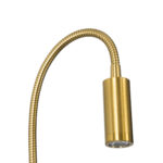 GloboStar® GOOSE 60885 Μοντέρνο Φωτιστικό Τοίχου - Απλίκα Ξενοδοχείου Bed Side LED 6W 600lm 36° & 360° AC 220-240V - Reading Light & 360° Κρυφός Φωτισμός - Φορτιστής USB 3A - Μ15.5 x Π15 x Υ30.5cm - Φυσικό Λευκό 4500K - Χρυσό Βούρτσας - 3 Xρόνια Εγγύηση - Image 7