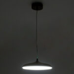 GloboStar® BARON 60886 Κρεμαστή Πλαφονιέρα Οροφής LED CCT 12W 1440lm 120° AC 220-240V - Εναλλαγή Φωτισμού μέσω Διακόπτη On/Off All In One Ψυχρό 6000k+Φυσικό 4500k+Θερμό 2700k Φ25 x Υ8cm - Χρυσό Πλατίνα - 3 Years Warranty - Image 10