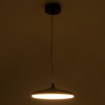 GloboStar® BARON 60886 Κρεμαστή Πλαφονιέρα Οροφής LED CCT 12W 1440lm 120° AC 220-240V - Εναλλαγή Φωτισμού μέσω Διακόπτη On/Off All In One Ψυχρό 6000k+Φυσικό 4500k+Θερμό 2700k Φ25 x Υ8cm - Χρυσό Πλατίνα - 3 Years Warranty - Image 8