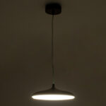 GloboStar® BARON 60886 Κρεμαστή Πλαφονιέρα Οροφής LED CCT 12W 1440lm 120° AC 220-240V - Εναλλαγή Φωτισμού μέσω Διακόπτη On/Off All In One Ψυχρό 6000k+Φυσικό 4500k+Θερμό 2700k Φ25 x Υ8cm - Χρυσό Πλατίνα - 3 Years Warranty - Image 9