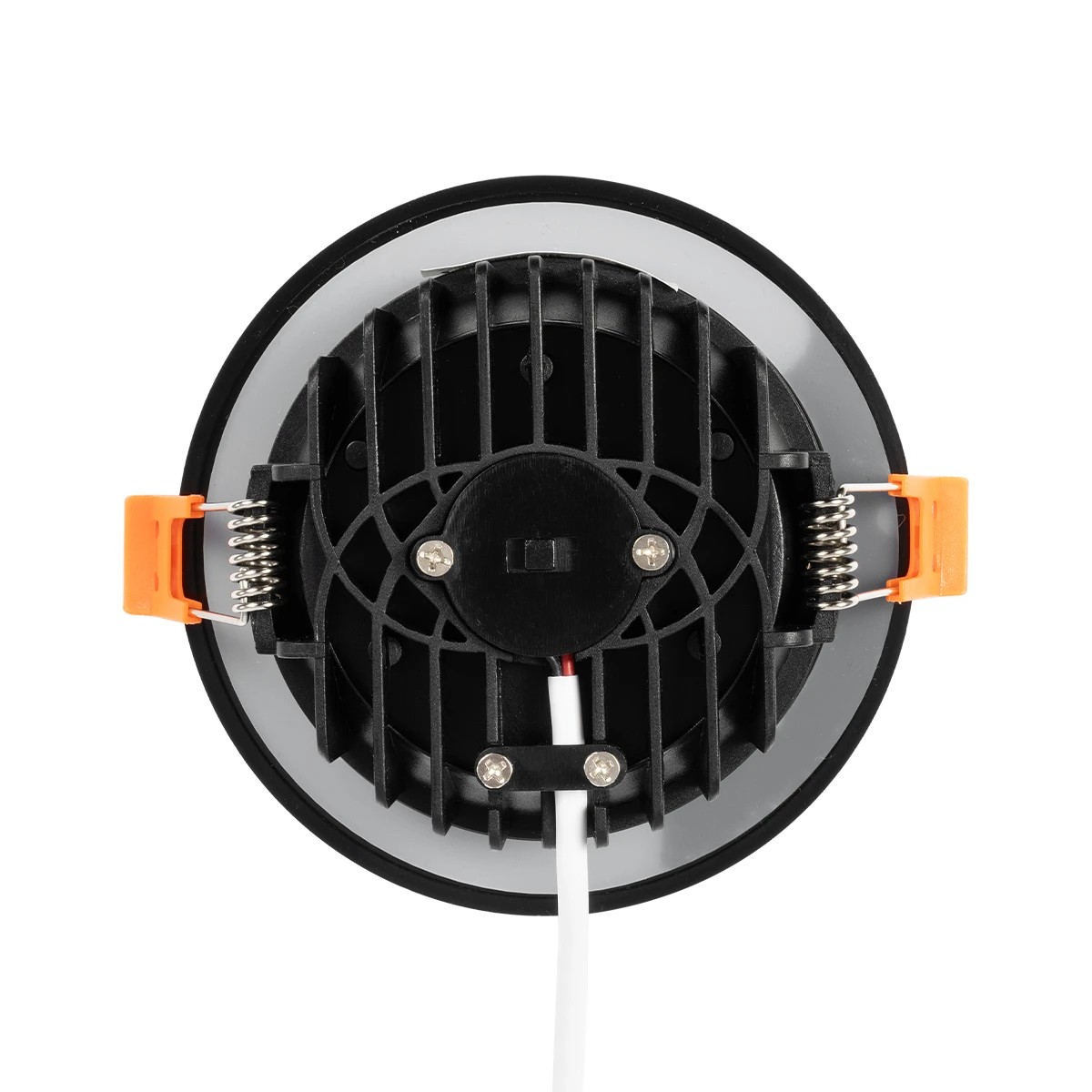 GLOBOSTAR® WATERA 60897 Χωνευτό Downlight Σποτ Panel LED 12W 1500lm 120° AC 220-240V Αδιάβροχο IP54 Ρυθμιζόμενο Λευκό CCT με Διακόπτη στο Σώμα 2700K/4500K/6000K Dimmable - Lumileds SMD Chip & TÜV SÜD Driver - Μαύρο Ματ - Μ10.8 x Π10.8 x Υ3.2cm / Q9cm - 3 Χρόνια Εγγύηση - Image 5