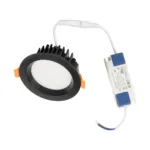 GLOBOSTAR® WATERA 60897 Χωνευτό Downlight Σποτ Panel LED 12W 1500lm 120° AC 220-240V Αδιάβροχο IP54 Ρυθμιζόμενο Λευκό CCT με Διακόπτη στο Σώμα 2700K/4500K/6000K Dimmable - Lumileds SMD Chip & TÜV SÜD Driver - Μαύρο Ματ - Μ10.8 x Π10.8 x Υ3.2cm / Q9cm - 3 Χρόνια Εγγύηση - Image 6