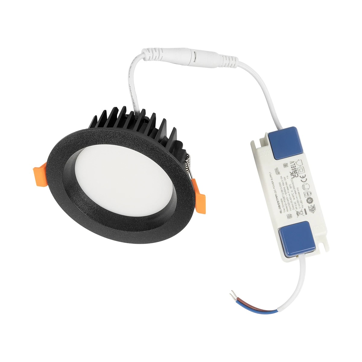 GLOBOSTAR® WATERA 60897 Χωνευτό Downlight Σποτ Panel LED 12W 1500lm 120° AC 220-240V Αδιάβροχο IP54 Ρυθμιζόμενο Λευκό CCT με Διακόπτη στο Σώμα 2700K/4500K/6000K Dimmable - Lumileds SMD Chip & TÜV SÜD Driver - Μαύρο Ματ - Μ10.8 x Π10.8 x Υ3.2cm / Q9cm - 3 Χρόνια Εγγύηση - Image 6