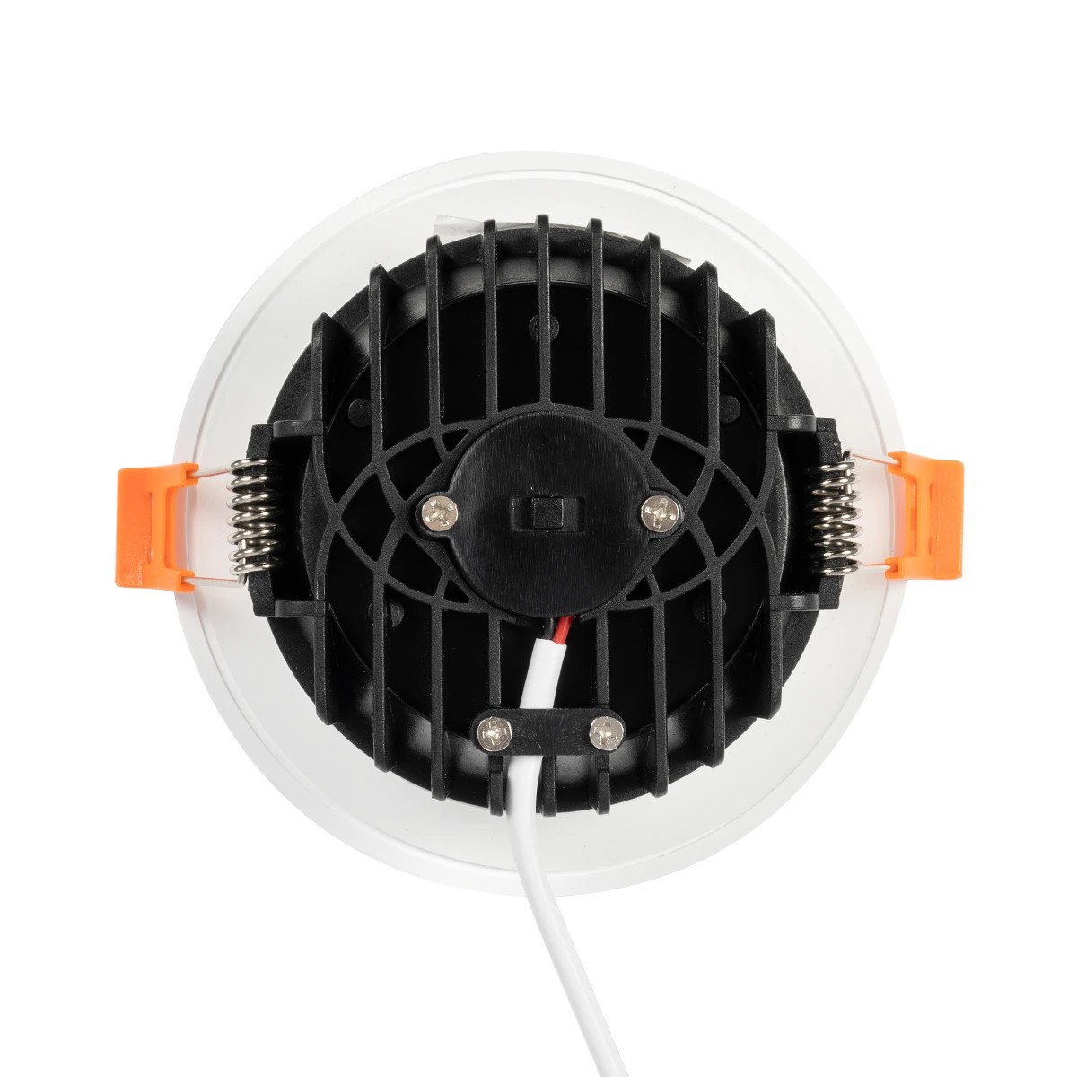 GLOBOSTAR® WATERA 60898 Χωνευτό Downlight Σποτ Panel LED 12W 1500lm 120° AC 220-240V Αδιάβροχο IP54 Ρυθμιζόμενο Λευκό CCT με Διακόπτη στο Σώμα 2700K/4500K/6000K Dimmable - Lumileds SMD Chip & TÜV SÜD Driver - Λευκό Ματ - Μ10.8 x Π10.8 x Υ3.2cm / Q9cm - 3 Χρόνια Εγγύηση - Image 5