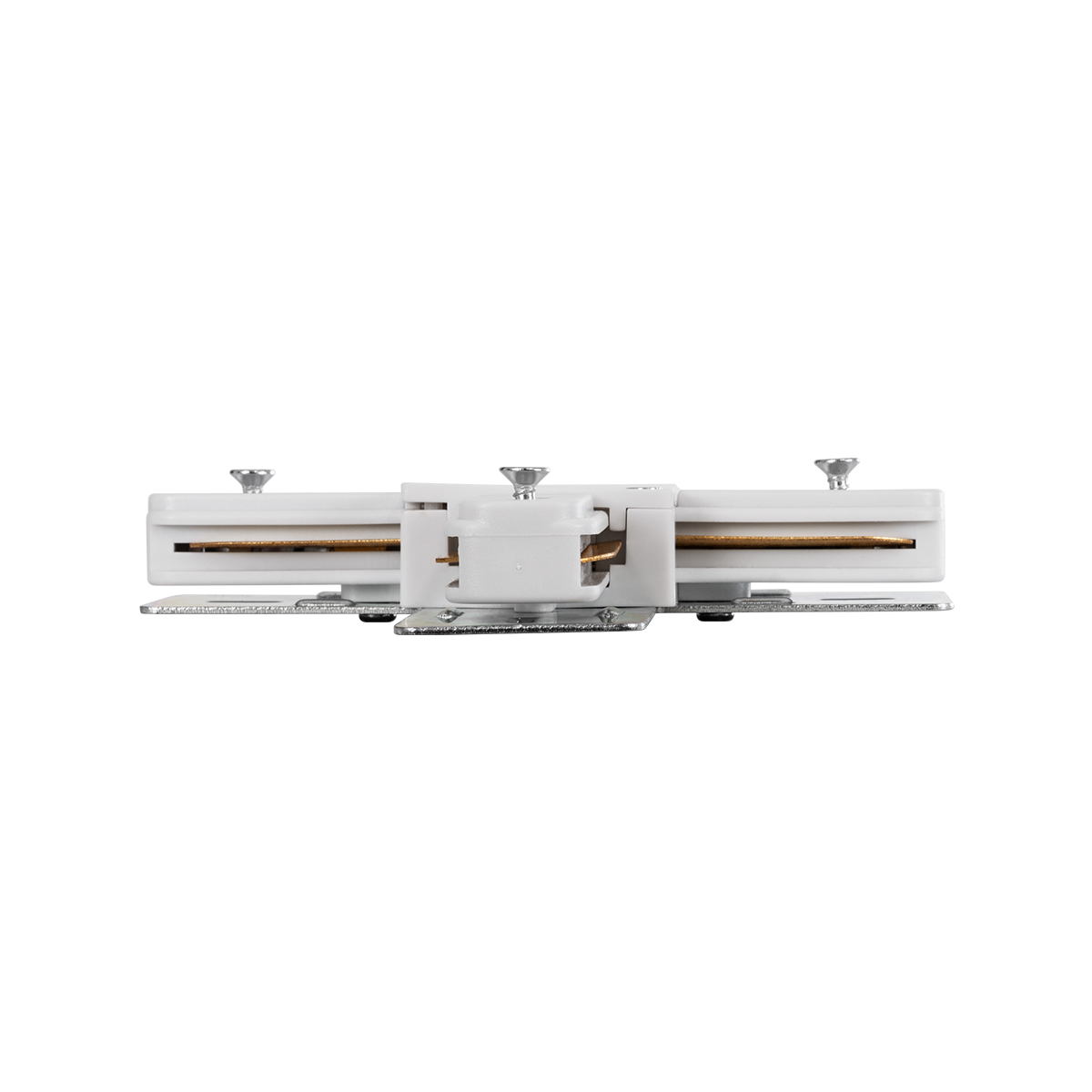 GloboStar® 2L-EUROTRACK 60910 Αντάπτορας +(Σταυρός) - Μονοφασικός 2 Καλωδίων για όλες τις Ράγες EUROTRACK AC 220-240V IP20 Μ10.7 x Π10.7 x Υ1.5cm - EUROTRACK® System 1L+1N - Θερμοπλαστικό - Λευκό - 5 Χρόνια Εγγύηση - Image 4