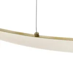 GLOBOSTAR® DEXTER 60920 Μοντέρνο Κρεμαστό Φωτιστικό Οροφής LED 120W 13440lm 300° AC 220-240V IP20 Ρυθμιζόμενο Λευκό CCT με Χειριστήριο από 2700K έως 6000K Dimmable - Lumileds SMD Chip - Χρυσό Βούρτσας - Μ103 x Π103 x Υ30cm - 3 Χρόνια Εγγύηση - Image 6