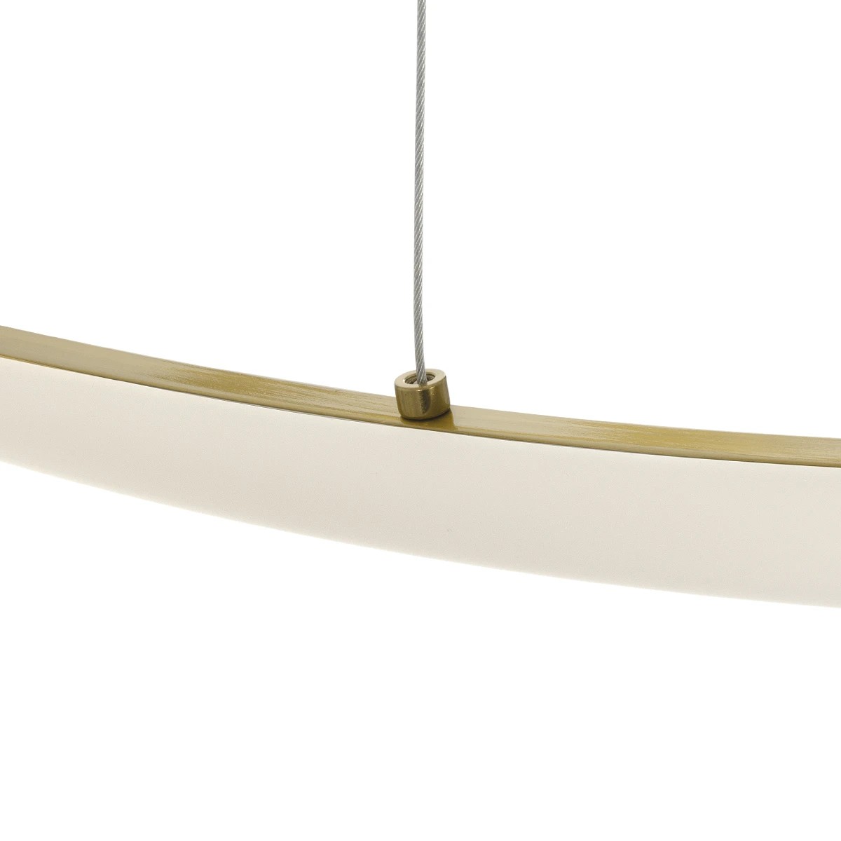 GLOBOSTAR® DEXTER 60920 Μοντέρνο Κρεμαστό Φωτιστικό Οροφής LED 120W 13440lm 300° AC 220-240V IP20 Ρυθμιζόμενο Λευκό CCT με Χειριστήριο από 2700K έως 6000K Dimmable - Lumileds SMD Chip - Χρυσό Βούρτσας - Μ103 x Π103 x Υ30cm - 3 Χρόνια Εγγύηση - Image 6