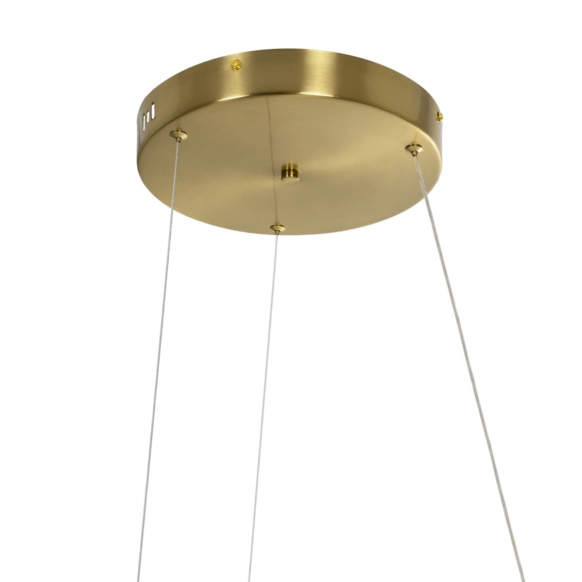 GLOBOSTAR® DEXTER 60920 Μοντέρνο Κρεμαστό Φωτιστικό Οροφής LED 120W 13440lm 300° AC 220-240V IP20 Ρυθμιζόμενο Λευκό CCT με Χειριστήριο από 2700K έως 6000K Dimmable - Lumileds SMD Chip - Χρυσό Βούρτσας - Μ103 x Π103 x Υ30cm - 3 Χρόνια Εγγύηση - Image 7