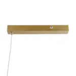 GLOBOSTAR® LINARIA 60923 Μοντέρνο Κρεμαστό Φωτιστικό Οροφής LED 36W 4150lm 180° AC 220-240V IP20 Ρυθμιζόμενο Λευκό CCT με Χειριστήριο από 2700K έως 6000K Dimmable - Lumileds SMD Chip - Χρυσό Βούρτσας - Μ120 x Π2 x Υ10cm - 3 Χρόνια Εγγύηση - Image 4