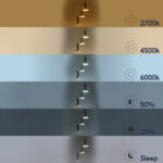 GLOBOSTAR® ZANE 60934 Κρεμαστό Φωτιστικό Design LED CCT 54W 6048lm 120° AC 220-240V IP20 - Εναλλαγή Φωτισμού μέσω Τηλεχειριστηρίου All In One Ψυχρό 6000k+Φυσικό 4500k+Θερμό 2700k Dimmable - Φ40 x Υ20cm - Μαύρο & Χρυσό - 3 Χρόνια Εγγύηση - Image 11