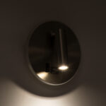 GloboStar® LADY-R 60941 Μοντέρνο Φωτιστικό Τοίχου - Απλίκα Ξενοδοχείου Bed Side LED 6W 600lm 36° & 360° AC 220-240V - Reading Light & Κρυφός Φωτισμός - Φορτιστής USB 3A - Φ15 x Υ7cm - Φυσικό Λευκό 4500K - Νίκελ Βούρτσας - 3 Χρόνια Εγγύηση - Image 10
