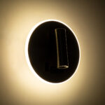 GloboStar® LADY-R 60941 Μοντέρνο Φωτιστικό Τοίχου - Απλίκα Ξενοδοχείου Bed Side LED 6W 600lm 36° & 360° AC 220-240V - Reading Light & Κρυφός Φωτισμός - Φορτιστής USB 3A - Φ15 x Υ7cm - Φυσικό Λευκό 4500K - Νίκελ Βούρτσας - 3 Χρόνια Εγγύηση - Image 9