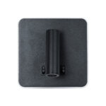 GloboStar® LADY-S 60942 Μοντέρνο Φωτιστικό Τοίχου - Απλίκα Ξενοδοχείου Bed Side LED 6W 600lm 36° & 360° AC 220-240V - Reading Light & Κρυφός Φωτισμός - Φορτιστής USB 3A - Μ15 x Π15 x Υ7cm - Φυσικό Λευκό 4500K - Μαύρο - 3 Χρόνια Εγγύηση - Image 2