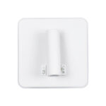 GloboStar® LADY-S 60943 Μοντέρνο Φωτιστικό Τοίχου - Απλίκα Ξενοδοχείου Bed Side LED 6W 600lm 36° & 360° AC 220-240V - Reading Light & Κρυφός Φωτισμός - Φορτιστής USB 3A - Μ15 x Π15 x Υ7cm - Φυσικό Λευκό 4500K - Λευκό - 3 Χρόνια Εγγύηση - Image 2