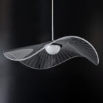 GloboStar® ACRYLICA 60975 Κρεμαστό Φωτιστικό Οροφής Design LED CCT 20W 2240lm 360° AC 220-240V - Εναλλαγή Φωτισμού μέσω Διακόπτη On/Off All In One Ψυχρό 6000k+Φυσικό 4500k+Θερμό 2700k Φ60cm - Μαύρο με Διάφανο Laser Designed Plexiglass - 3 Years Warranty - Image 5